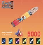 Wholesale Randm Dazzle LED Disposable Vape Pen 5000 Puffs 21Flavors Cigarette