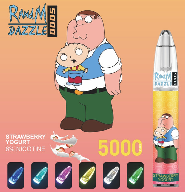 Best Selling Randm Dazzle Vape Pen 21 Flavors in 5000 Puffs Disposable Custom Cigarette