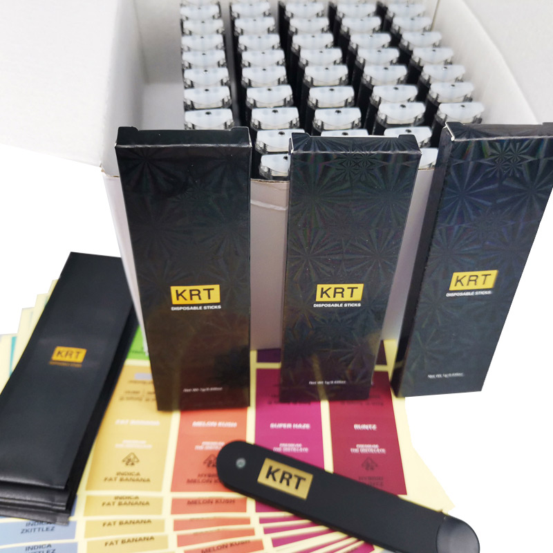 KRT Vape Pen Carts Cigarette 1 Gram Pod Rechargeable