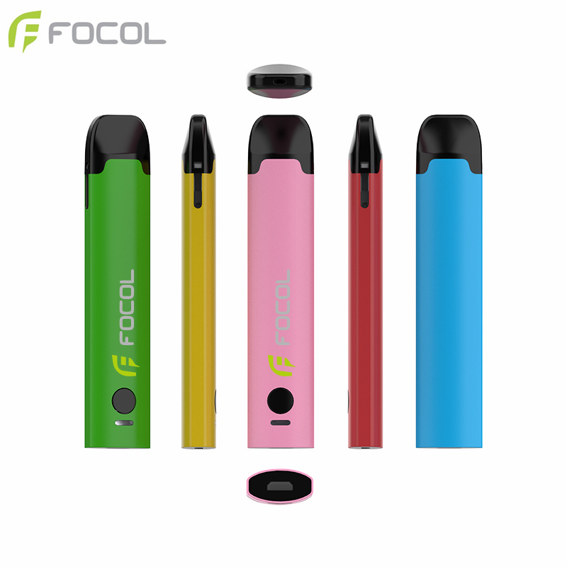 Focol Custom Logo Ceramic Coil Preheat Disposable CBD Vape Pen