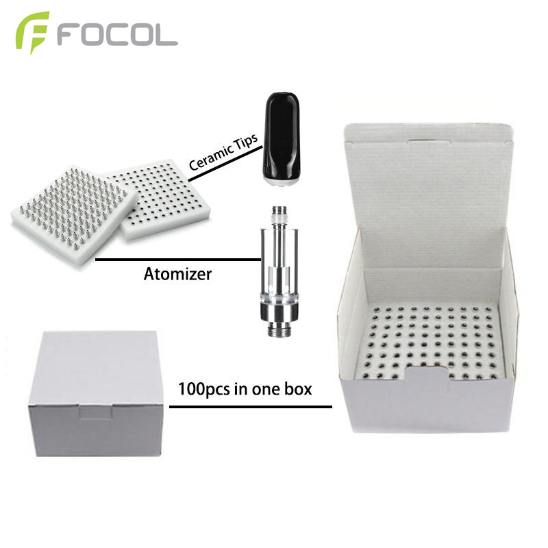 Focol Ceramic Tip Empty 1ml Vape Cartridge