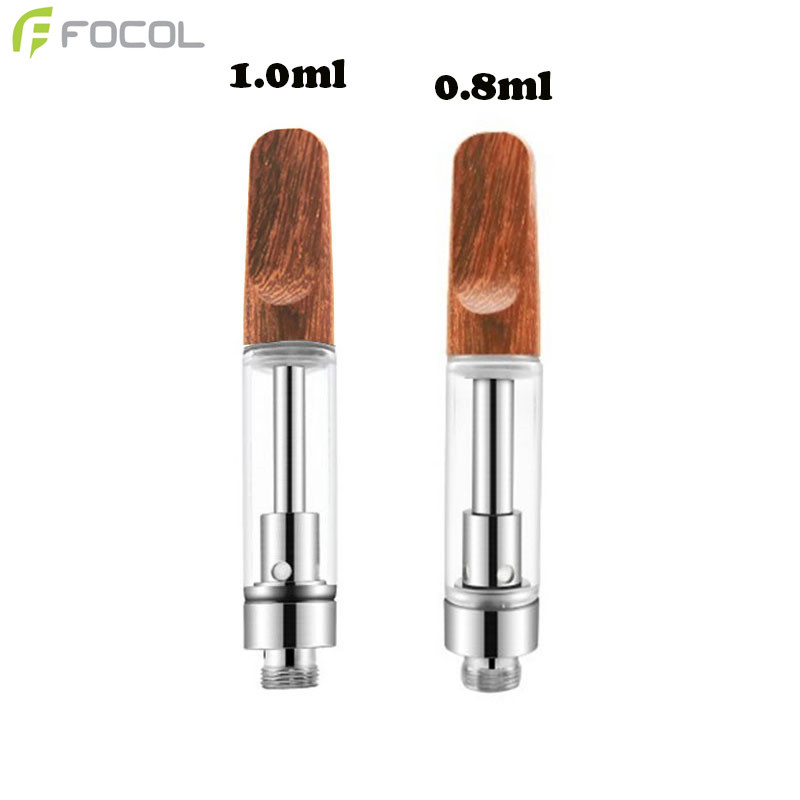 Focol Wooden Tip Cartridges THC-o HHC oil Vape Carts
