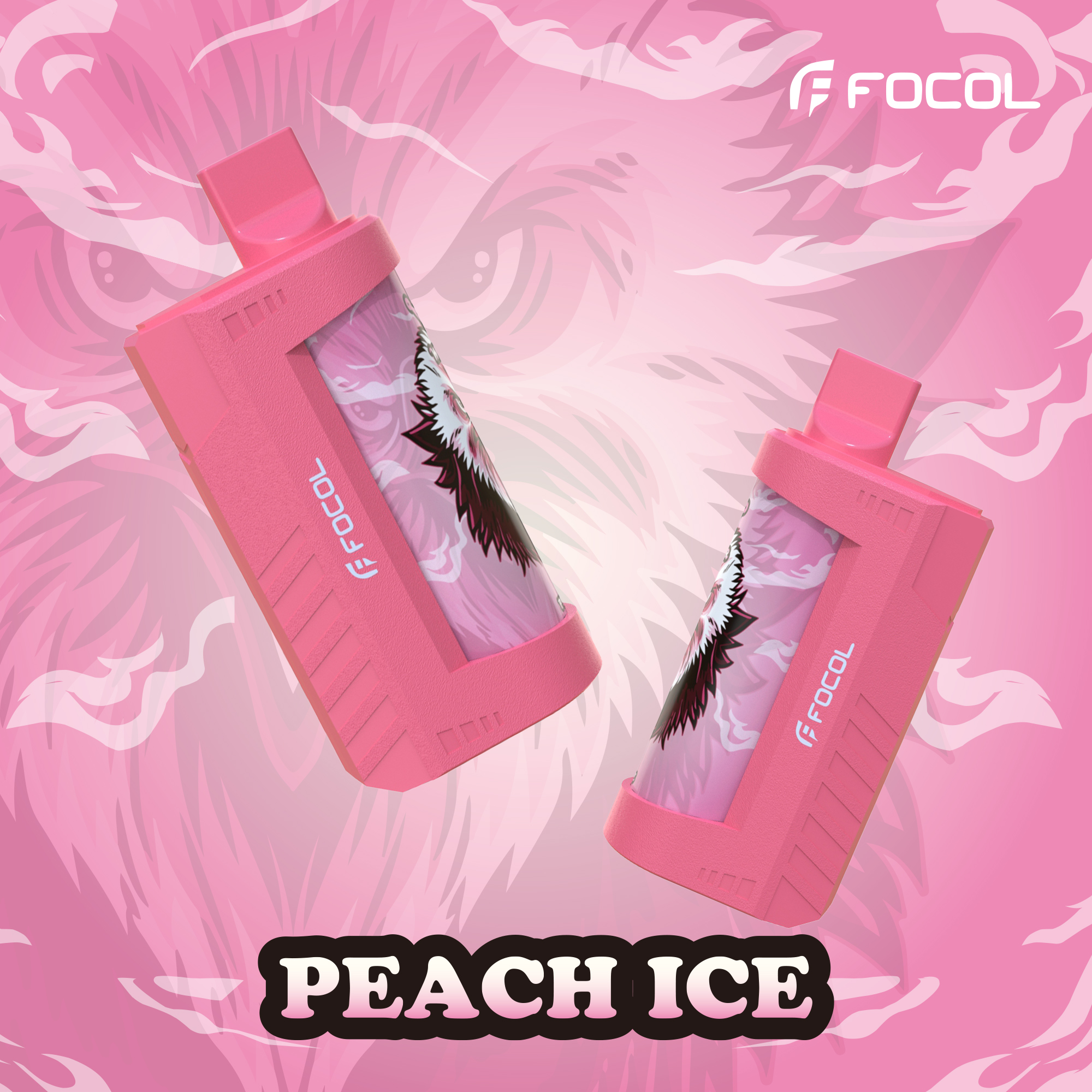 Focol Bar Peach Ice (5000 Puff) Disposable Vape